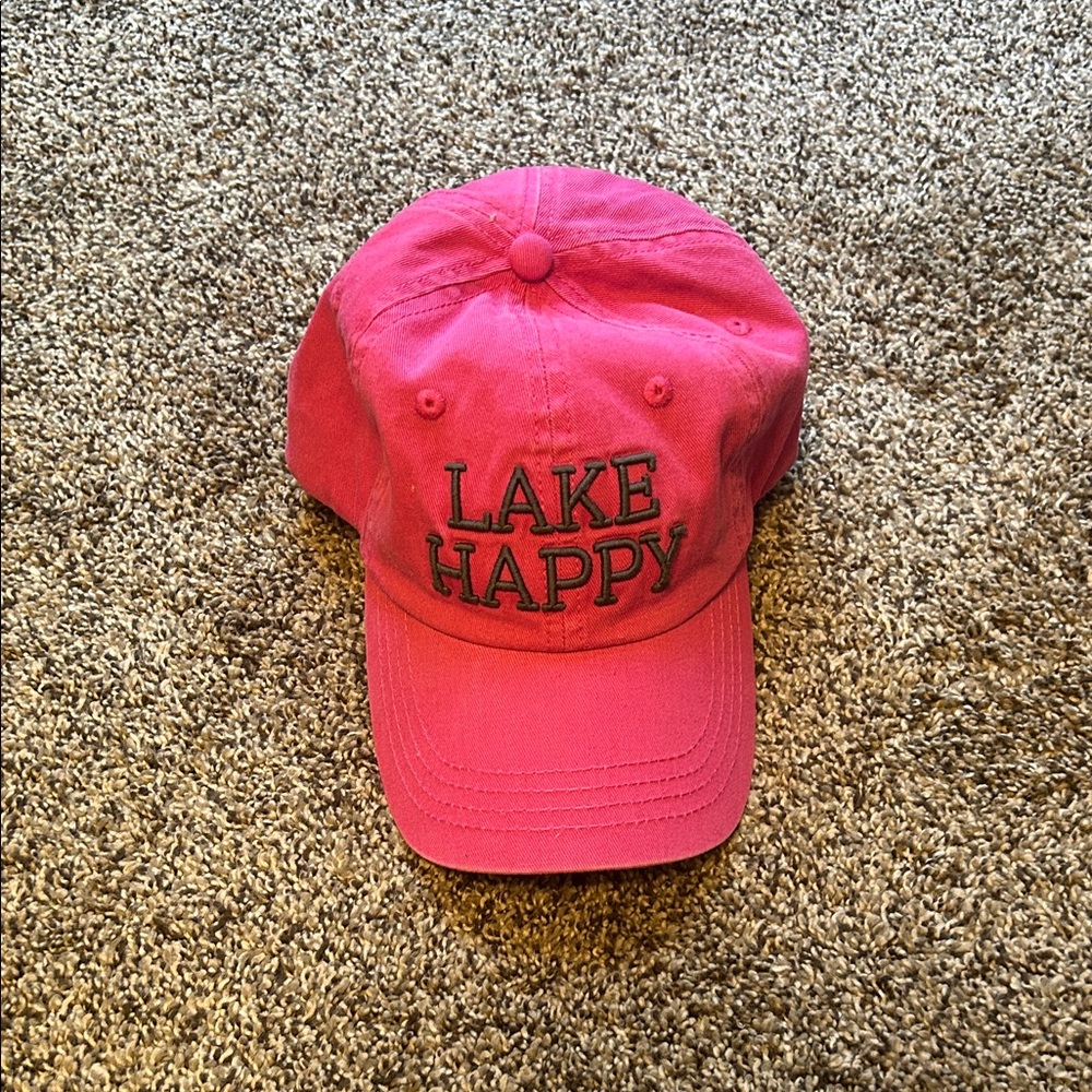 Lake Happy Pink Baseball Cap